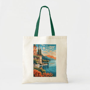 Lago di Como Italia Travel Art Tote Bag
