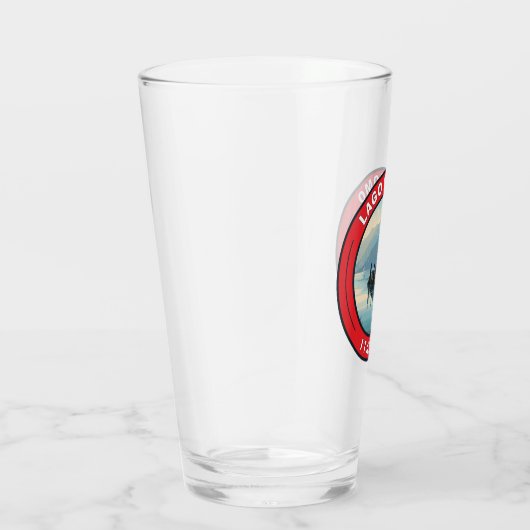 Lago di Como Italy Badge Glas (Rechts)