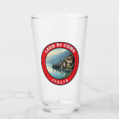 Lago di Como Italy Badge Glas (Voorkant)