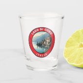 Lago di Como Italy Badge Shot Glas (Voorkant)