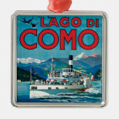 Lago di Como Metalen Ornament (Voorkant)