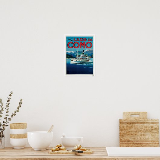 Lago di Como Poster (Keuken)