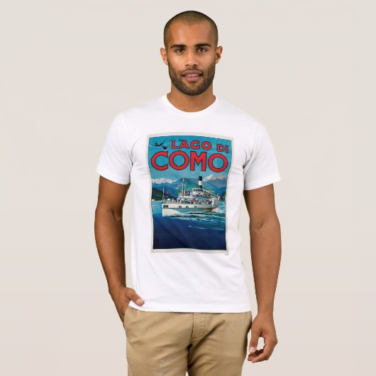 Lago di Como T-shirt (Voorkant volledig)