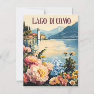 Lago Di Como Travel Briefkaart