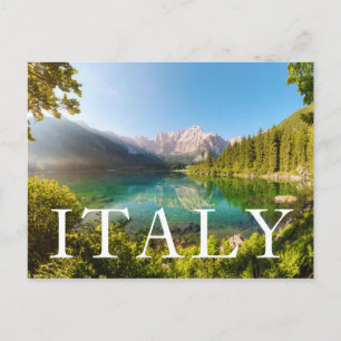 Lago di Fusine Juliaschen Alps Briefkaart