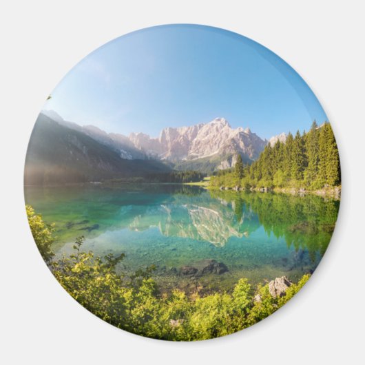 Lago di Fusine Juliaschen Alps Magneet (Voorkant)