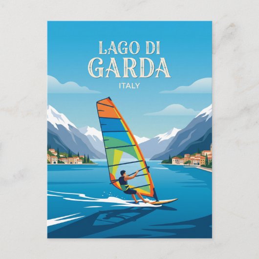 Lago di Garda Italië Briefkaart (Voorkant)