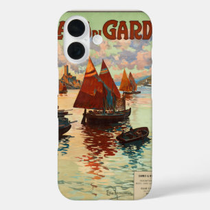 Lago di Garda, Lake Garda, Italië Oude Reis, L iPhone 16 Hoesje
