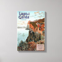 Lago di Garda Lake Garda Vintage Poster