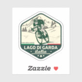lago di garda - meer garda - italiaanse alps motob sticker (Vel)