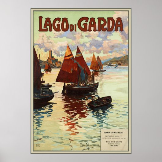 Lago di Garda Poster (Voorkant)