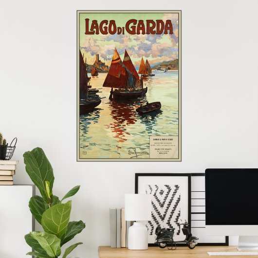 Lago di Garda Poster (Thuiskantoor)