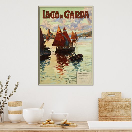 Lago di Garda Poster (Keuken)