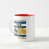 Lago di Garda Tweekleurige Koffiemok (Voorkant links)