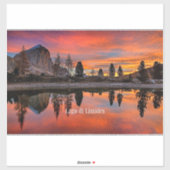 Lago di Limides, Meer van Limides, Italië Sticker (Vel)