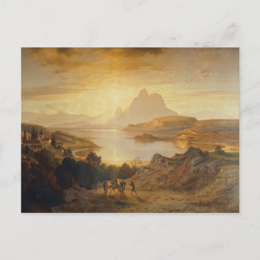 Lago di Lugano - Albert Zimmermann Briefkaart (Voorkant)