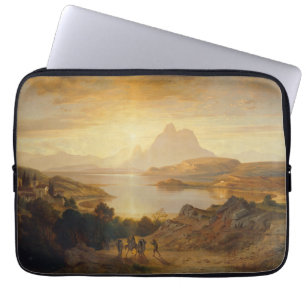 Lago di Lugano - Albert Zimmermann Laptop Sleeve