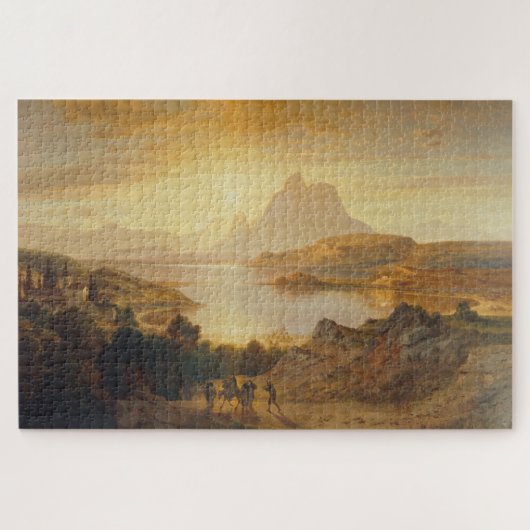 Lago di Lugano - Albert Zimmermann Legpuzzel (Horizontaal)