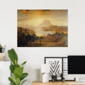 Lago di Lugano - Albert Zimmermann Poster (Thuiskantoor)