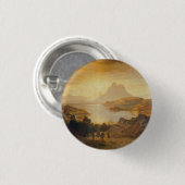 Lago di Lugano - Albert Zimmermann Ronde Button 3,2 Cm (Voorkant /achterkant)
