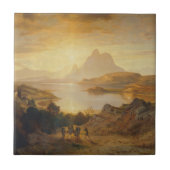 Lago di Lugano - Albert Zimmermann Tegeltje (Voorkant)