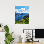 Lago di Lugano Poster (Thuiskantoor)