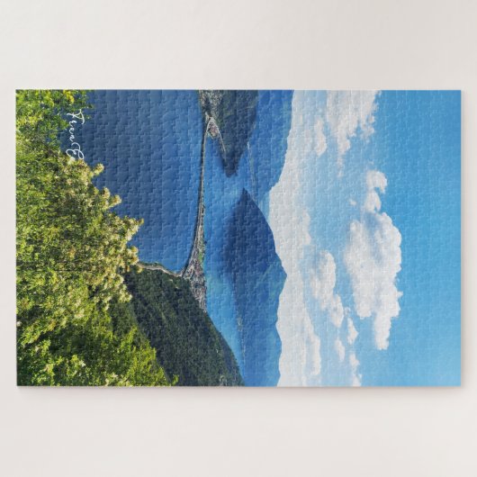 Lago di Lugano-puzzel Legpuzzel (Horizontaal)