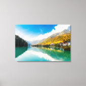 Lago di Santa Caterina Auronzo di Cadore Canvas Afdruk (Voorkant)
