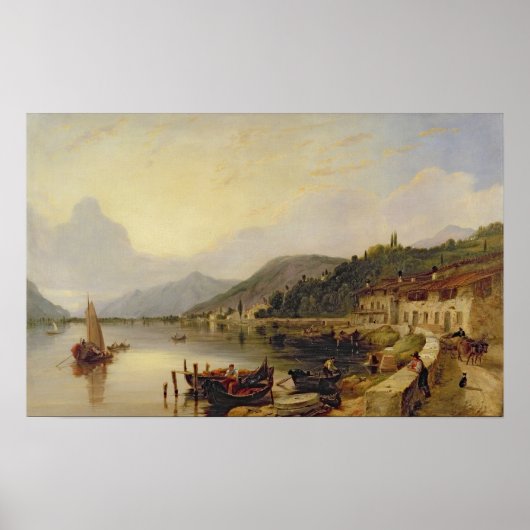 Lago d'Iseo, Italië Poster (Voorkant)
