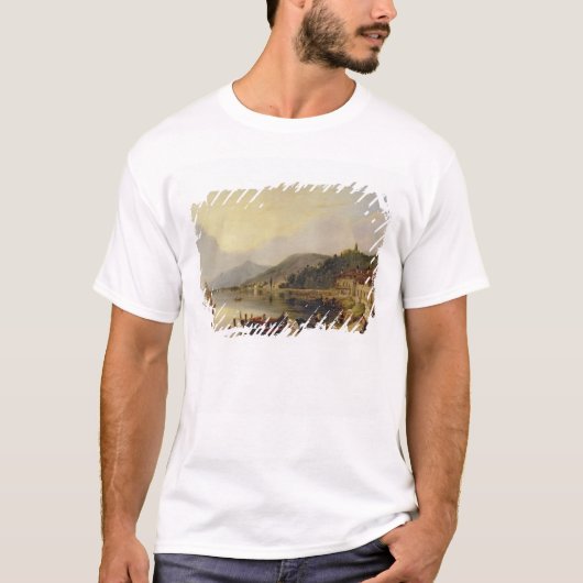 Lago d'Iseo, Italië T-shirt (Voorkant)