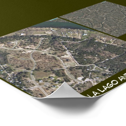 Lago en Lake Austin Poster (Hoek)