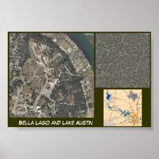 Lago en Lake Austin Poster