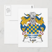 Lago Family Crest Briefkaart (Voorkant / Achterkant)