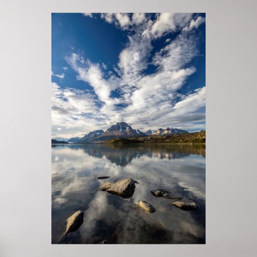 Lago Gray. Cordillera del Paine 1 Poster (Voorkant)