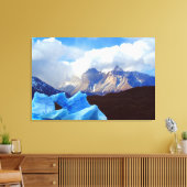 lago grijs canvas afdruk (Insitu (Woonkamer))