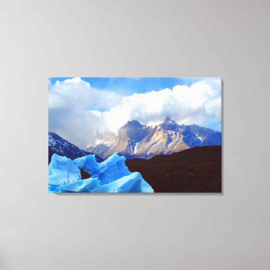 lago grijs canvas afdruk (Voorkant)