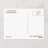 Lago Lucchetti Yauco Briefkaart (Achterkant)