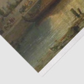 Lago Maggiore en het kasteel ontkoppelingspapier Tissuepapier (Detail)