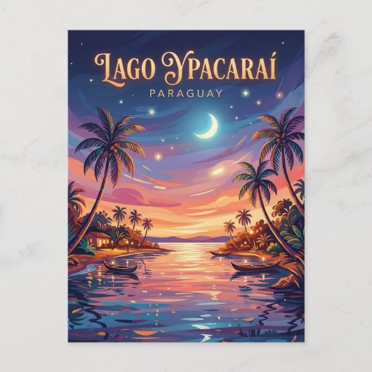 Lago Ypacaraí Paraguay Briefkaart (Voorkant)