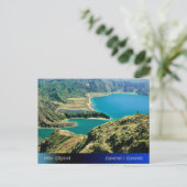 Lagoa do Fogo, Azoren Briefkaart (Staand voorkant)