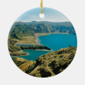 Lagoa do Fogo, Azoren Keramisch Ornament (Achterkant)
