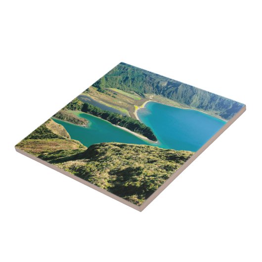 Lagoa do Fogo, Azoren Tegeltje (Zijkant)