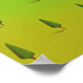 Lagoa do Fogo São Miguel Azores kaart Poster (Hoek)