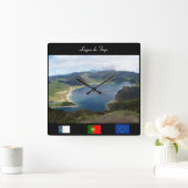 Lagoa do Fogo Wall Clock Vierkante Klok (Huis)