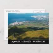 Lagoa en Ponta Delgada Briefkaart (Voorkant / Achterkant)