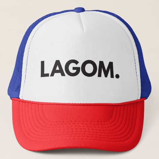 Lagom B&W Trucker Pet (Voorkant)