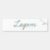 Lagom Bumpersticker (Voorkant)