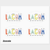 Lagom Colors Oval Sticker (Vel)