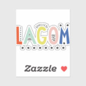 Lagom Colors Vinyl Sticker (Vel)