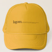 Lagom Definition Trucker Hat Pet (Voorkant)
